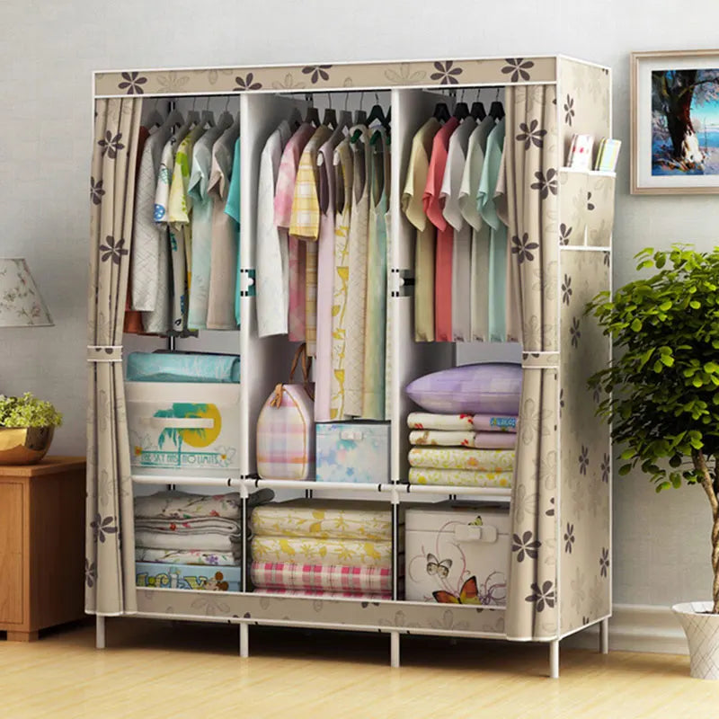 Bluesdeer Bedroom Clothes Hanging Storage Wardrobe Dormitory Storage