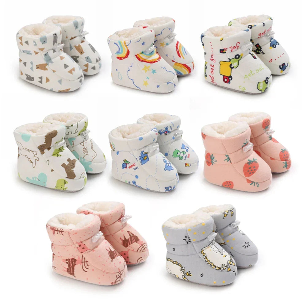 Bobora Winter Baby Boots Infant Girls Boys Warm
