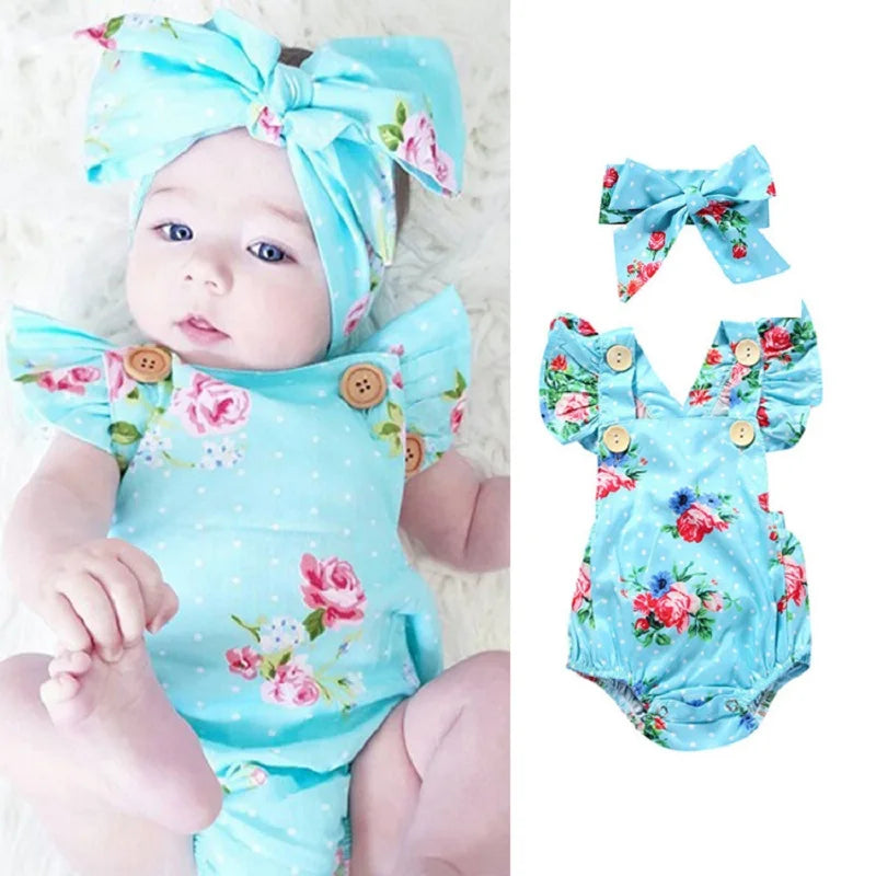 Bodysuits For Infants Baby Girl Newborns Romper &