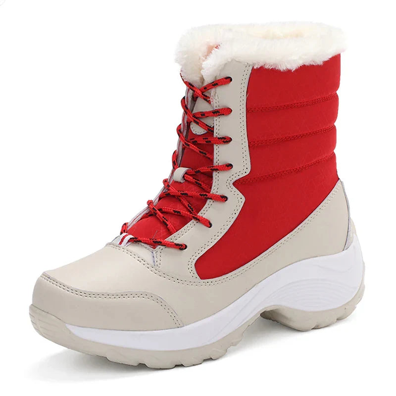 Boots Women Snow Flat Boots Ladies Platform Shoes