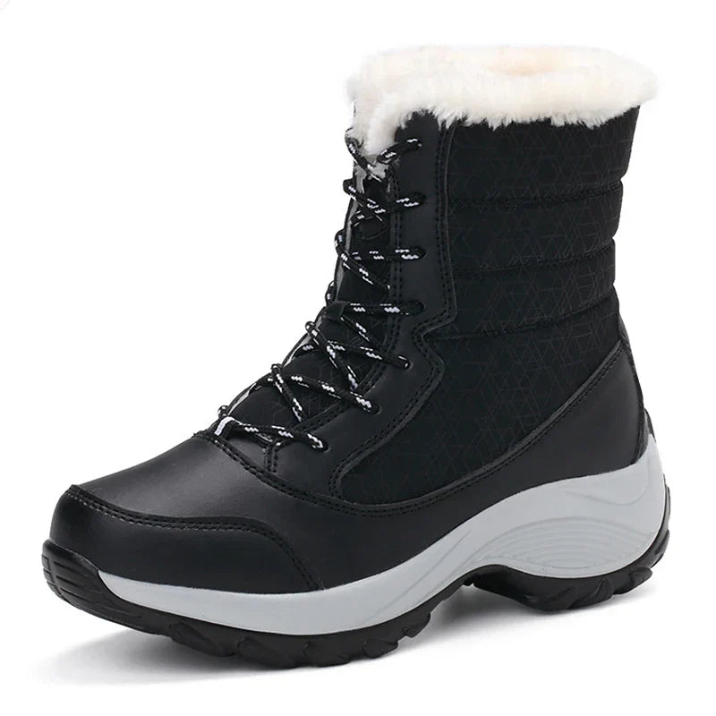 Boots Women Snow Flat Boots Ladies Platform Shoes