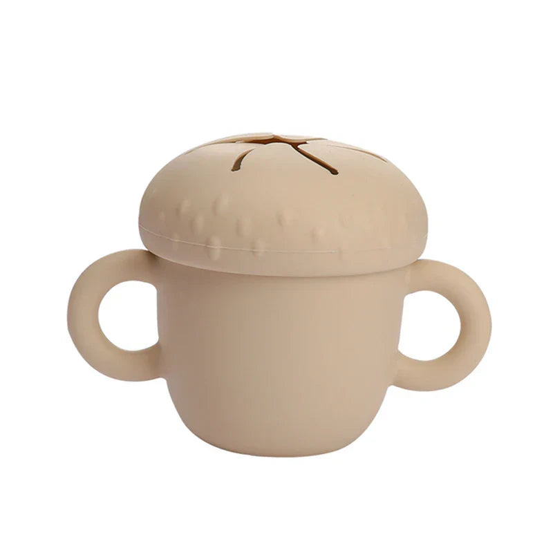 Bopoobo Cartoon Mushroom Silicone Snack Cup BPA Free