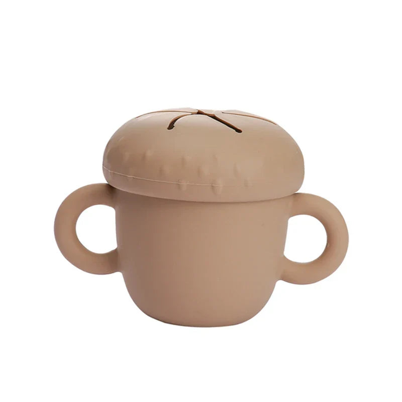 Bopoobo Cartoon Mushroom Silicone Snack Cup BPA Free