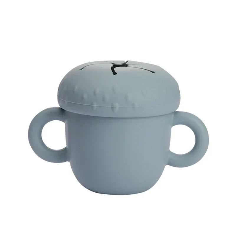 Bopoobo Cartoon Mushroom Silicone Snack Cup BPA Free