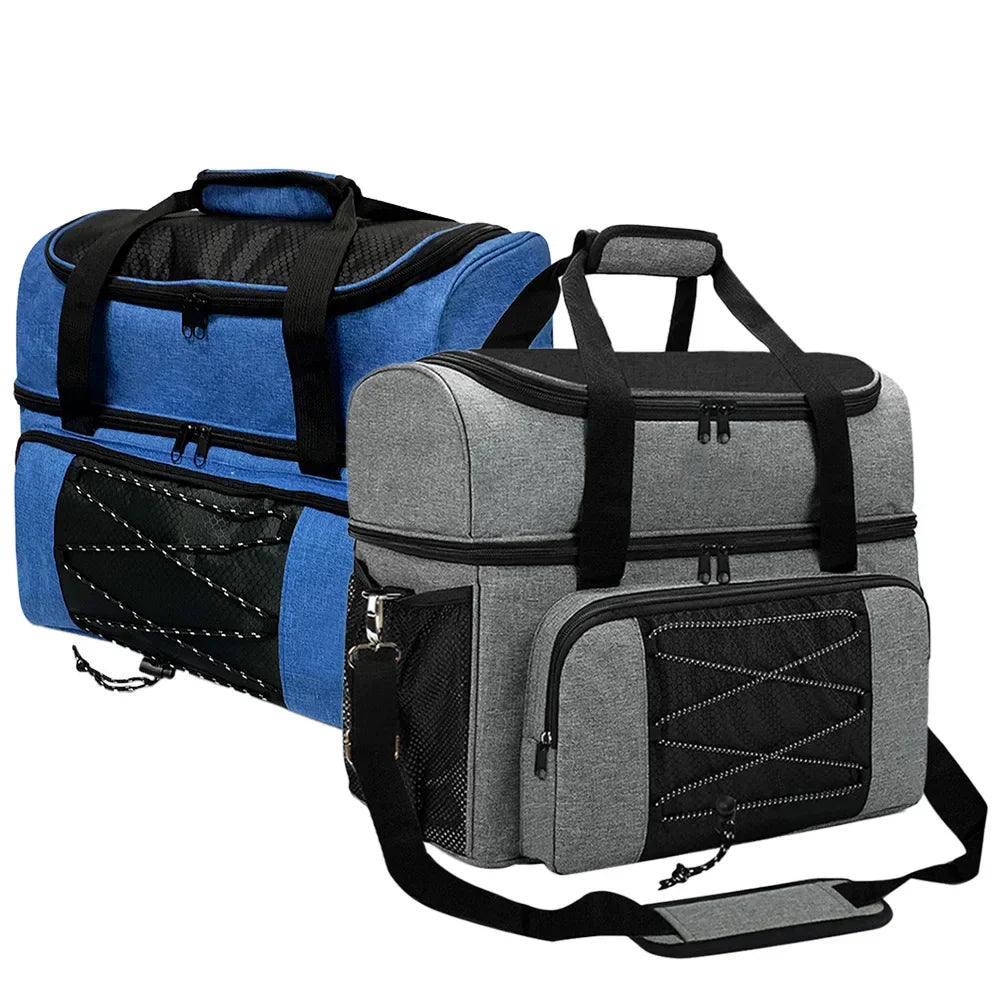 Bowling Tote Bag Storage Bag For 2 Balls
