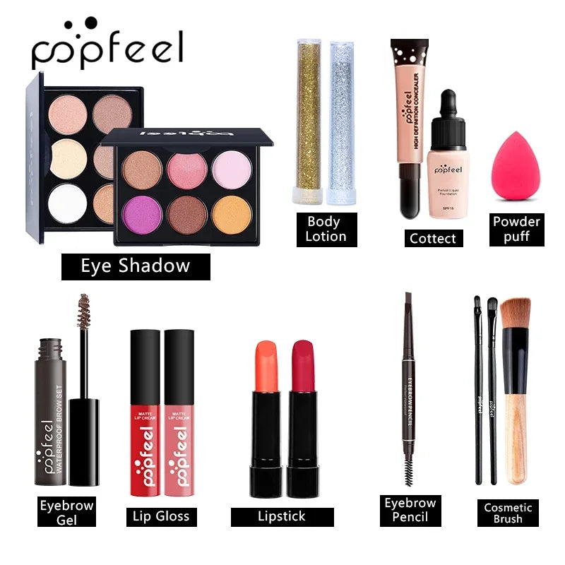Brand ALL IN ONE makeup kit (eyeshadow, lip