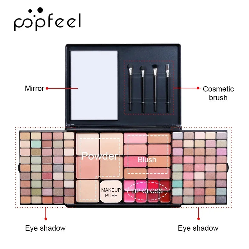 Brand ALL IN ONE makeup kit (eyeshadow, lip