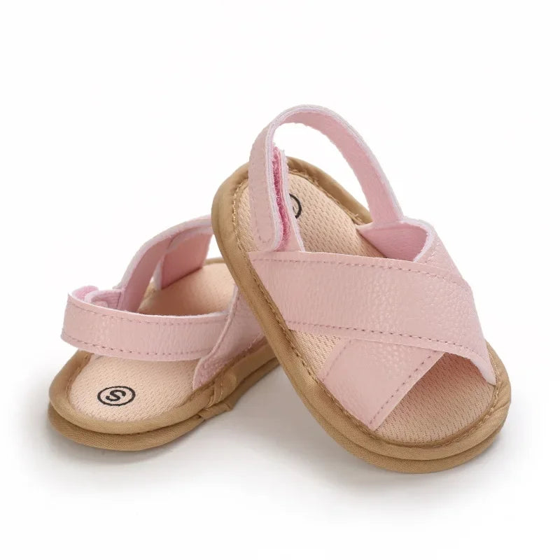 Breathable Summer Baby Girls Sandals, Toddlers Simple Style