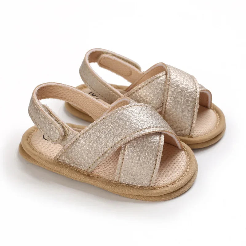 Breathable Summer Baby Girls Sandals, Toddlers Simple Style