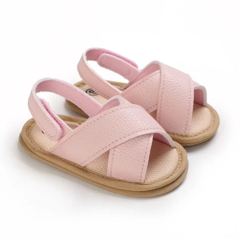 Breathable Summer Baby Girls Sandals, Toddlers Simple Style