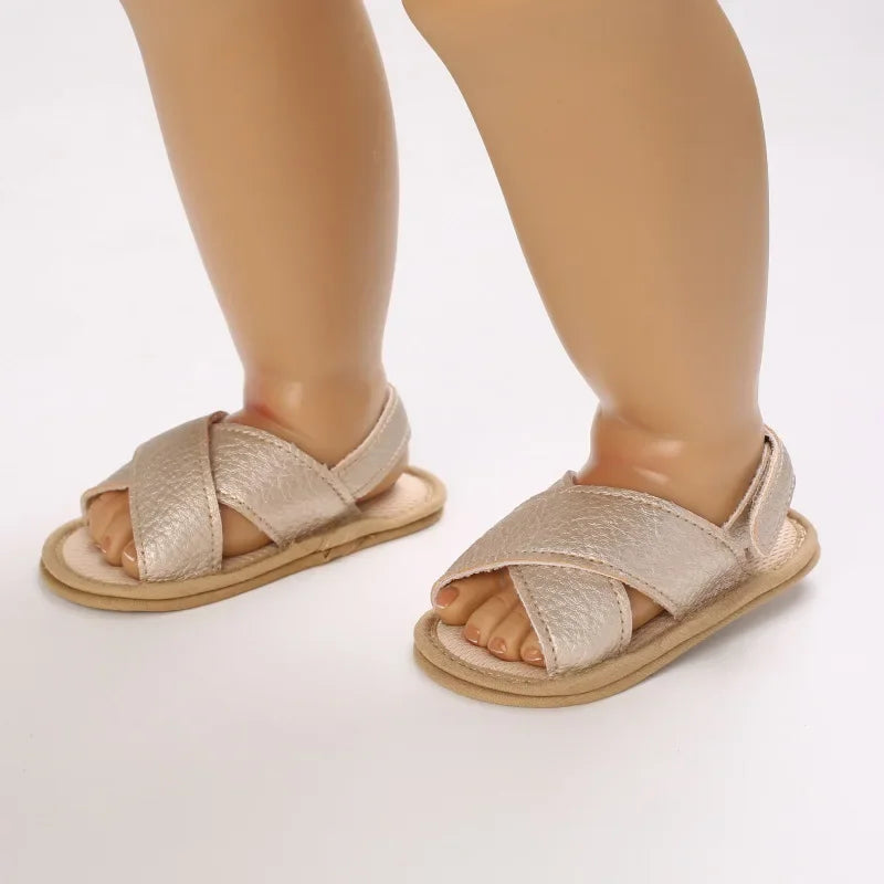 Breathable Summer Baby Girls Sandals, Toddlers Simple Style