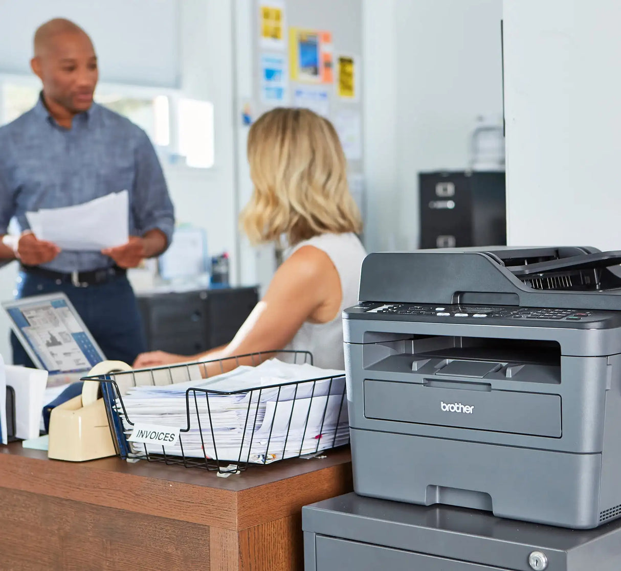 Brother MFC-L2690DW Monochrome Laser All-in-One Printer, Duplex Printing,
