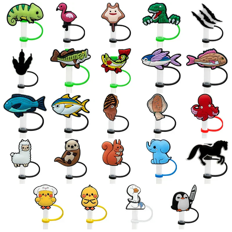 Bulk Sale Popular Drinking Straw Toppers Bad Bunny