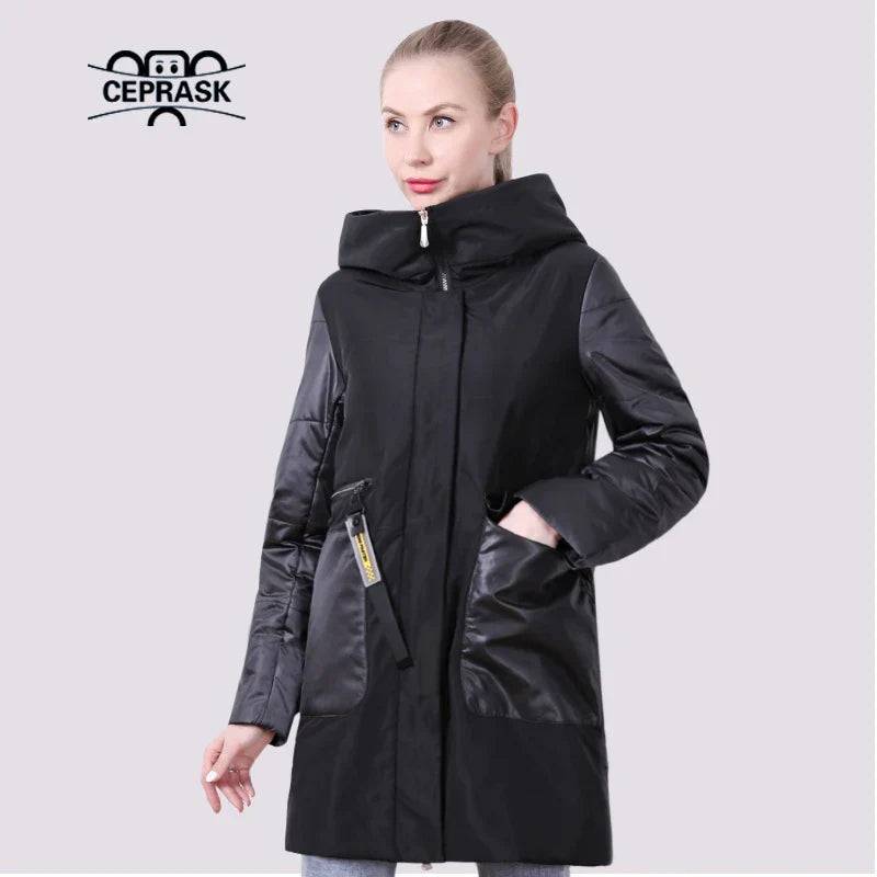 CEPRASK 2021 New Spring Jacket Women Plus Size