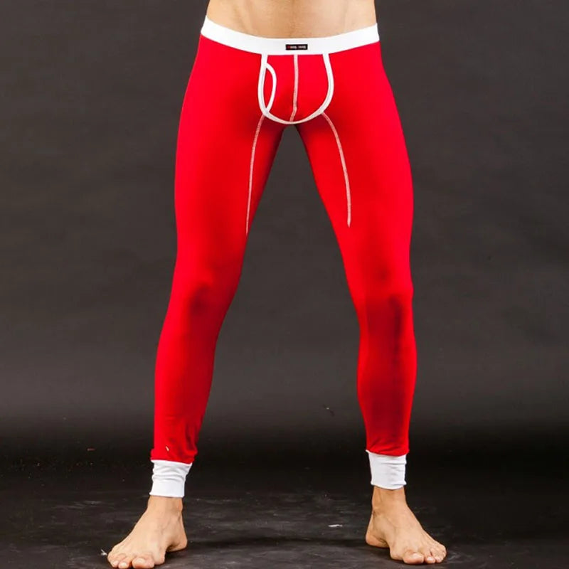 CLEVER-MENMODE Winter Pants Men Thermal Warm Long Johns