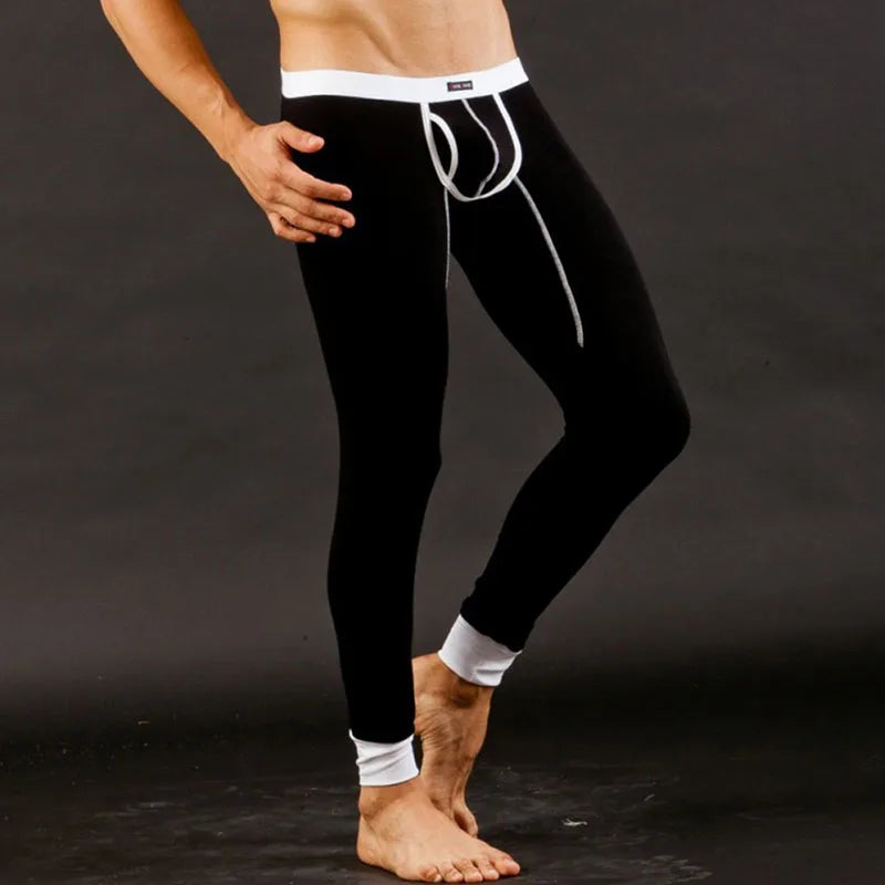 CLEVER-MENMODE Winter Pants Men Thermal Warm Long Johns