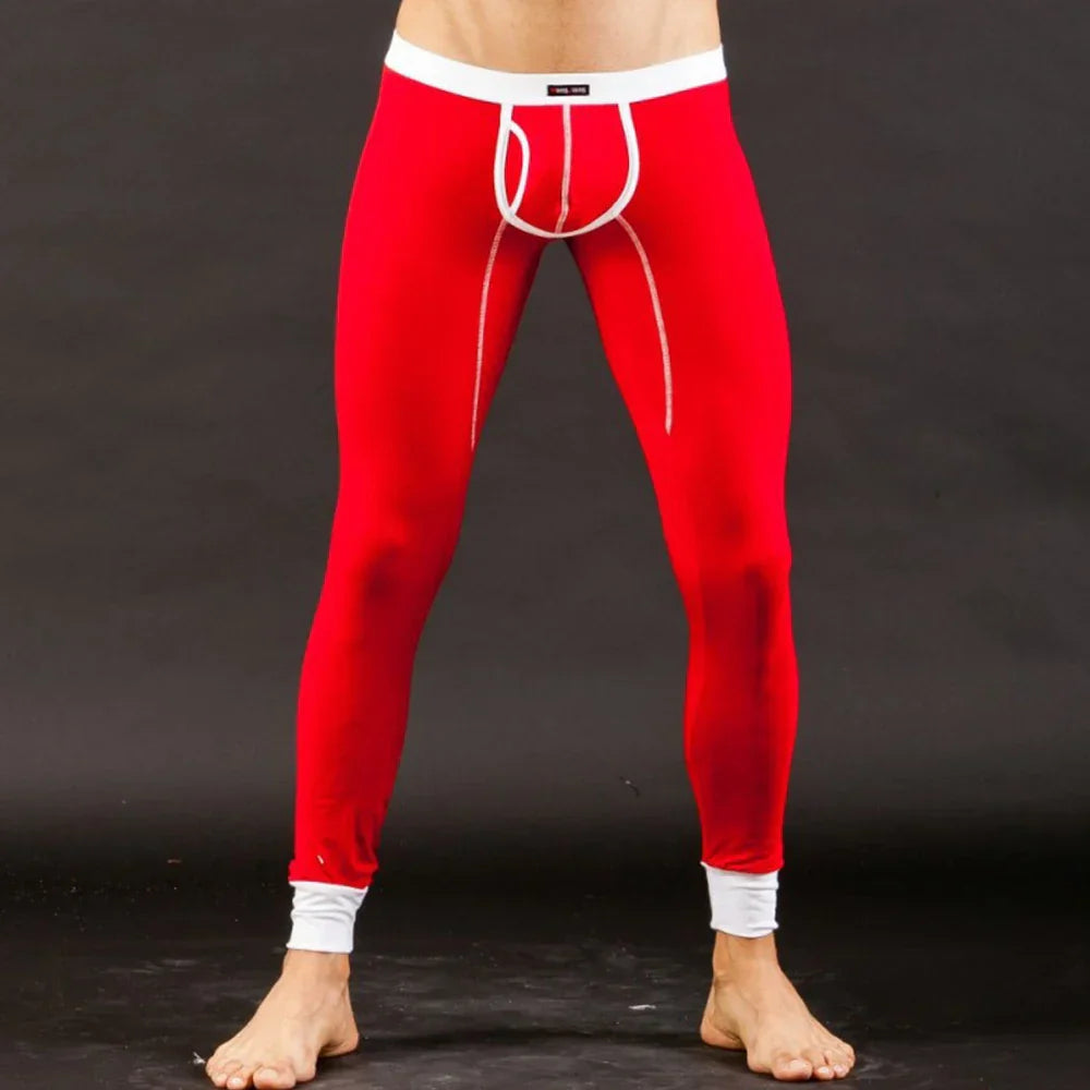 CLEVER-MENMODE Winter Pants Men Thermal Warm Long Johns