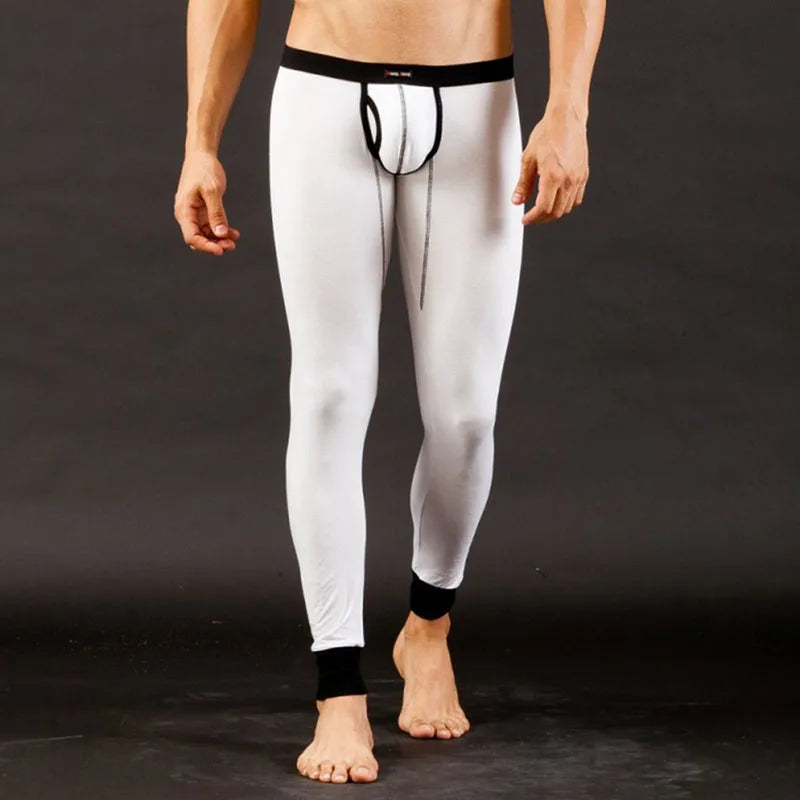 CLEVER-MENMODE Winter Pants Men Thermal Warm Long Johns