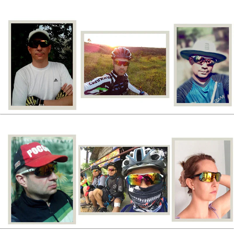 COMAXSUN Professional Polarized Cycling Glasses Bike Goggles Outdoor