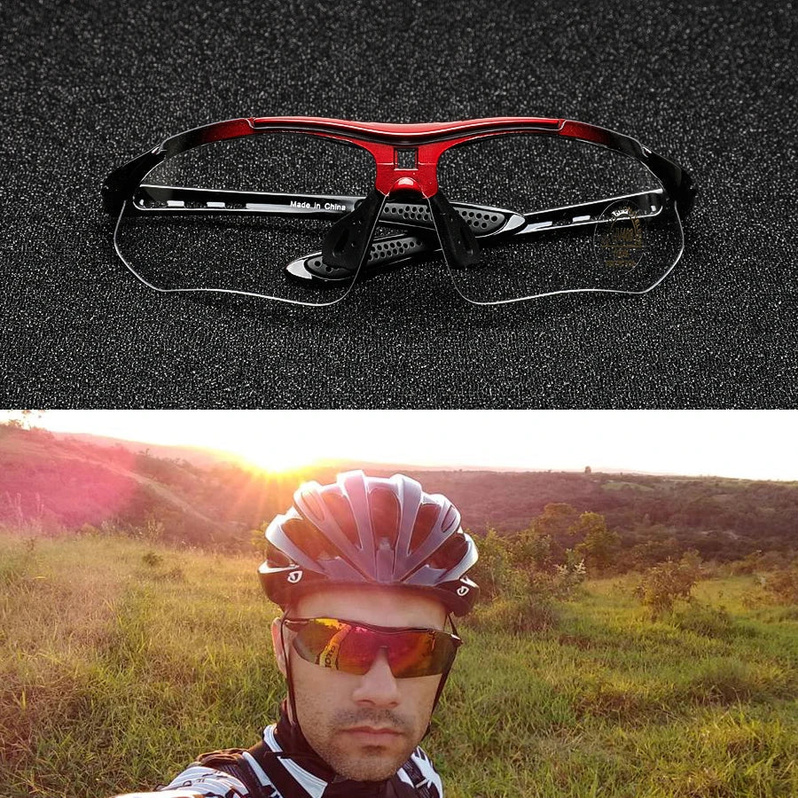 COMAXSUN Professional Polarized Cycling Glasses Bike Goggles Outdoor