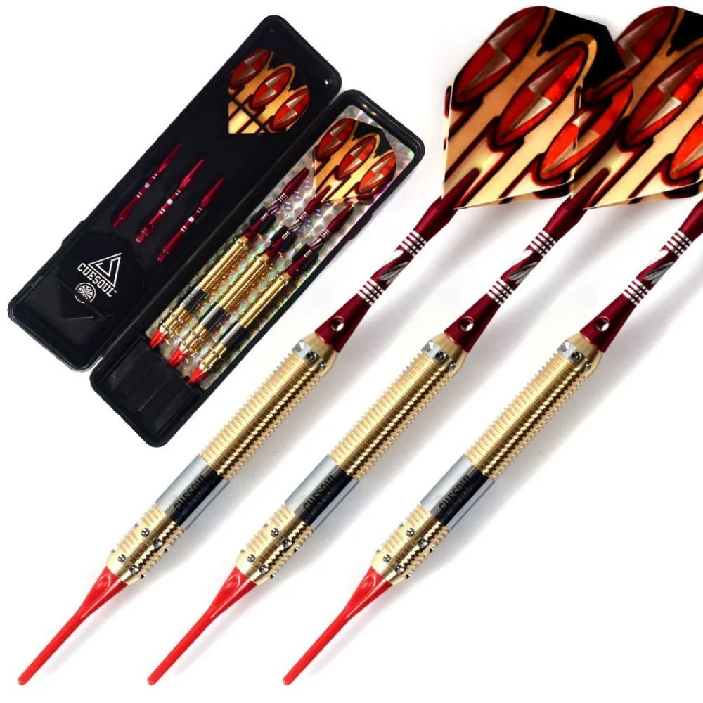 CUESOUL Soft Tip Darts Set with Golden 16g