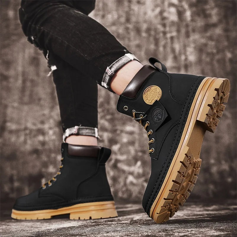 CYYTL Men Boots Winter Casual Shoes Designer Luxury