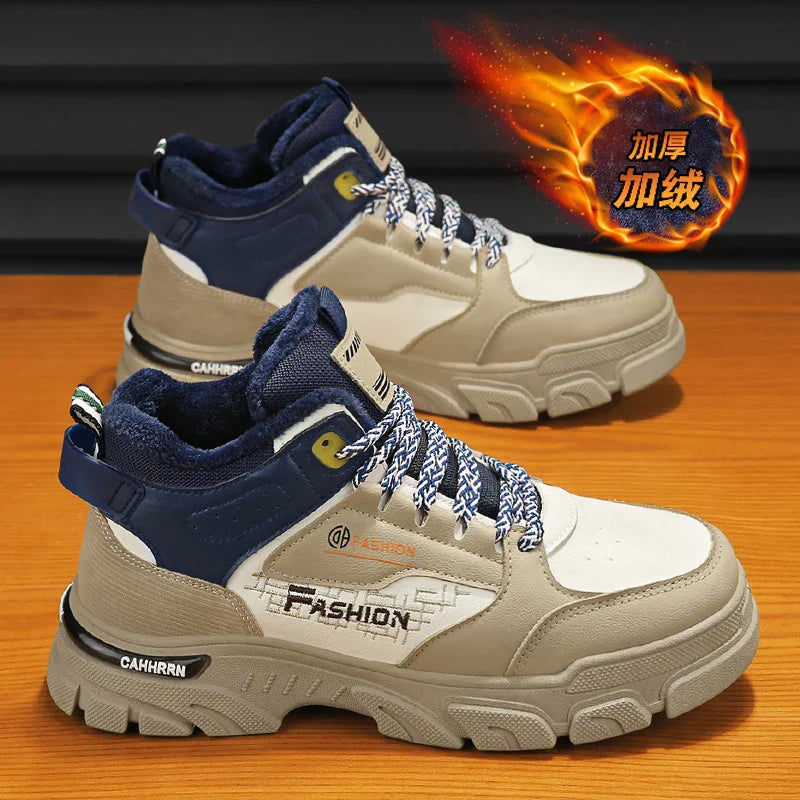 CYYTL Snow Boots Mens Shoes Winter Fur Warm