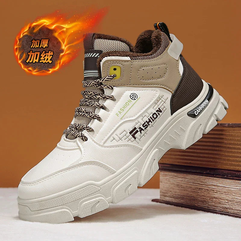 CYYTL Snow Boots Mens Shoes Winter Fur Warm