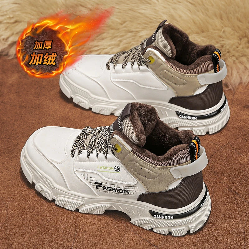 CYYTL Snow Boots Mens Shoes Winter Fur Warm