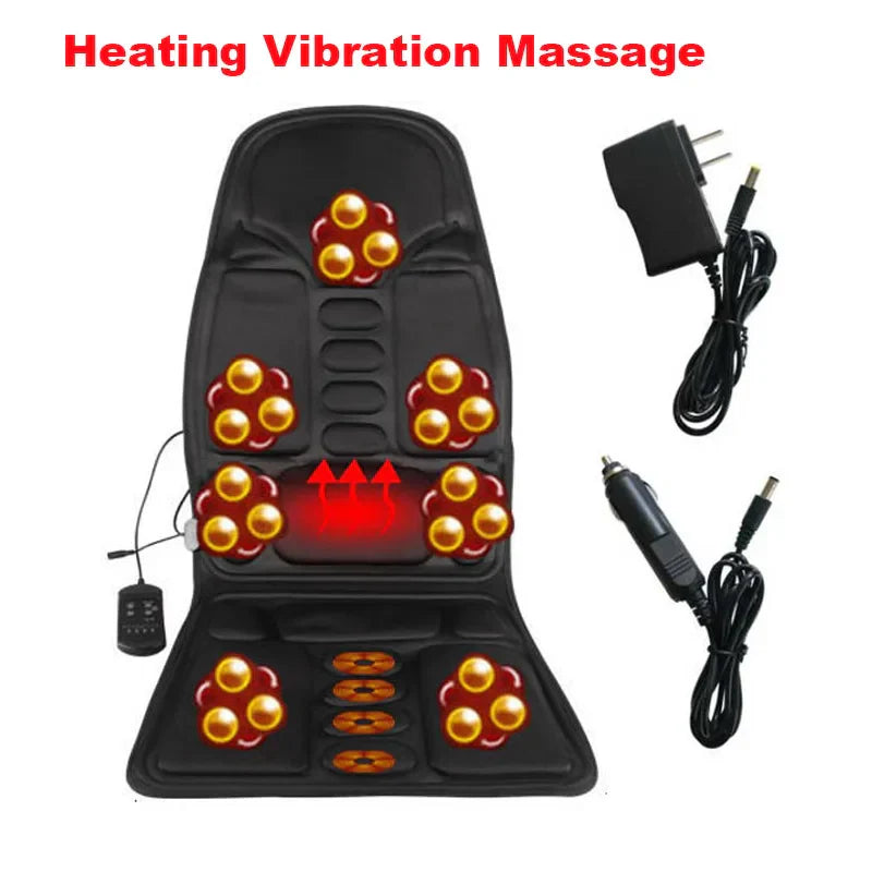 Car Home Office Full-Body Massage Cushion Heat 7