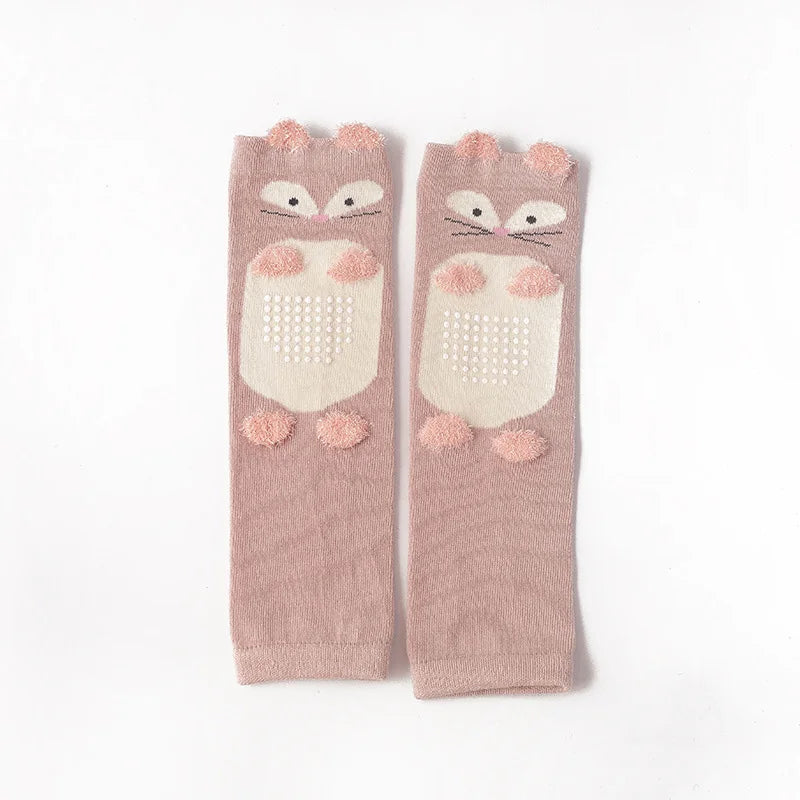Cartoon Animal Leg Warmers For Kids Non Slip