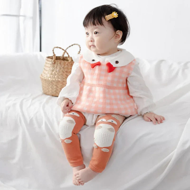 Cartoon Animal Leg Warmers For Kids Non Slip