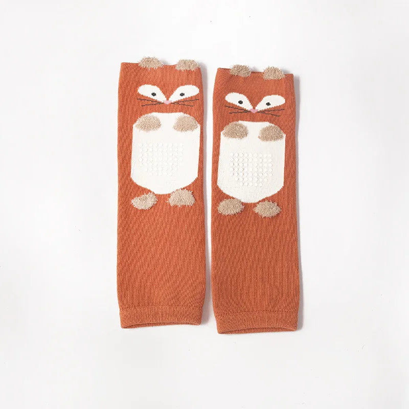 Cartoon Animal Leg Warmers For Kids Non Slip