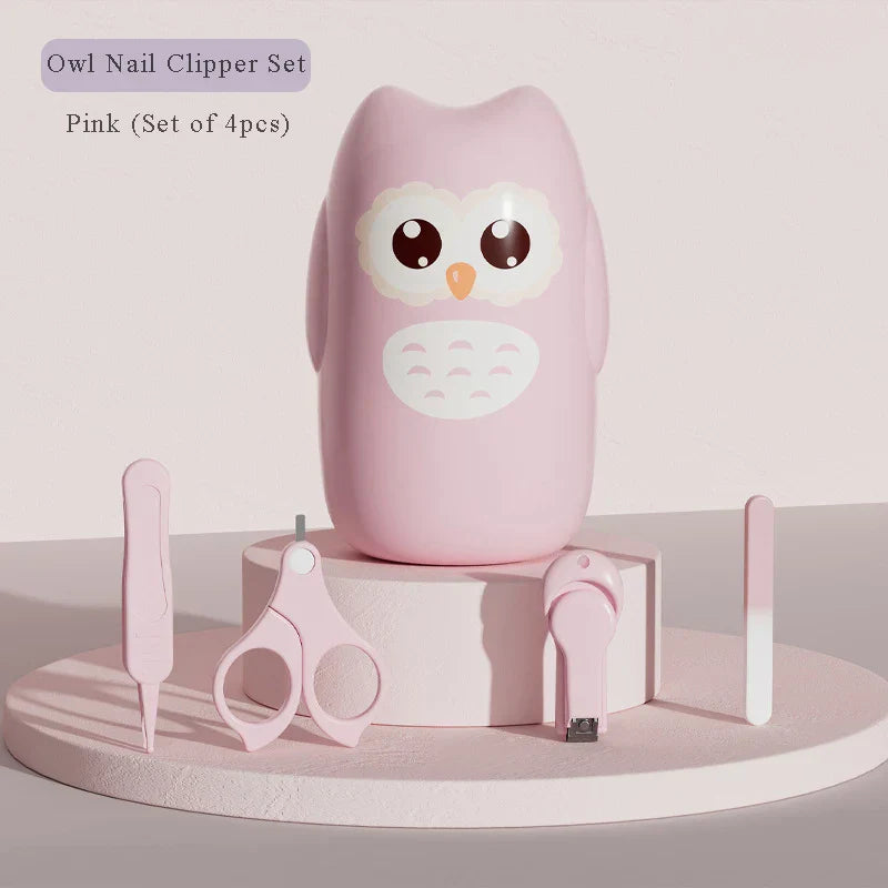 Cartoon Animal Owl Monkey Pig Baby Mini Nail