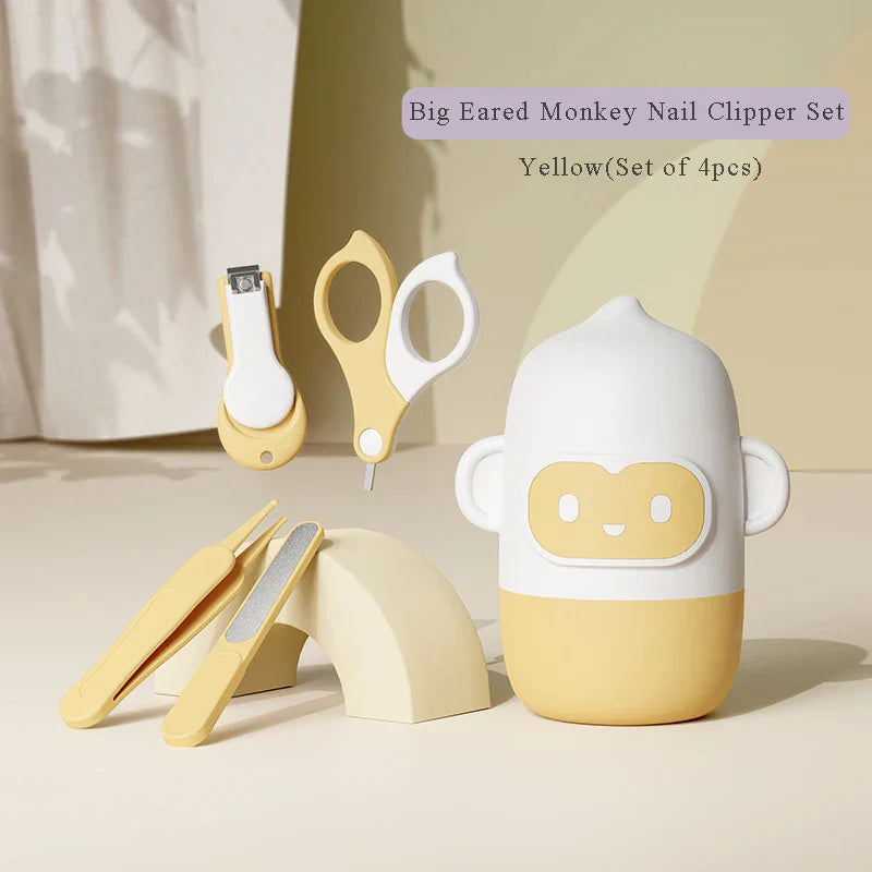 Cartoon Animal Owl Monkey Pig Baby Mini Nail