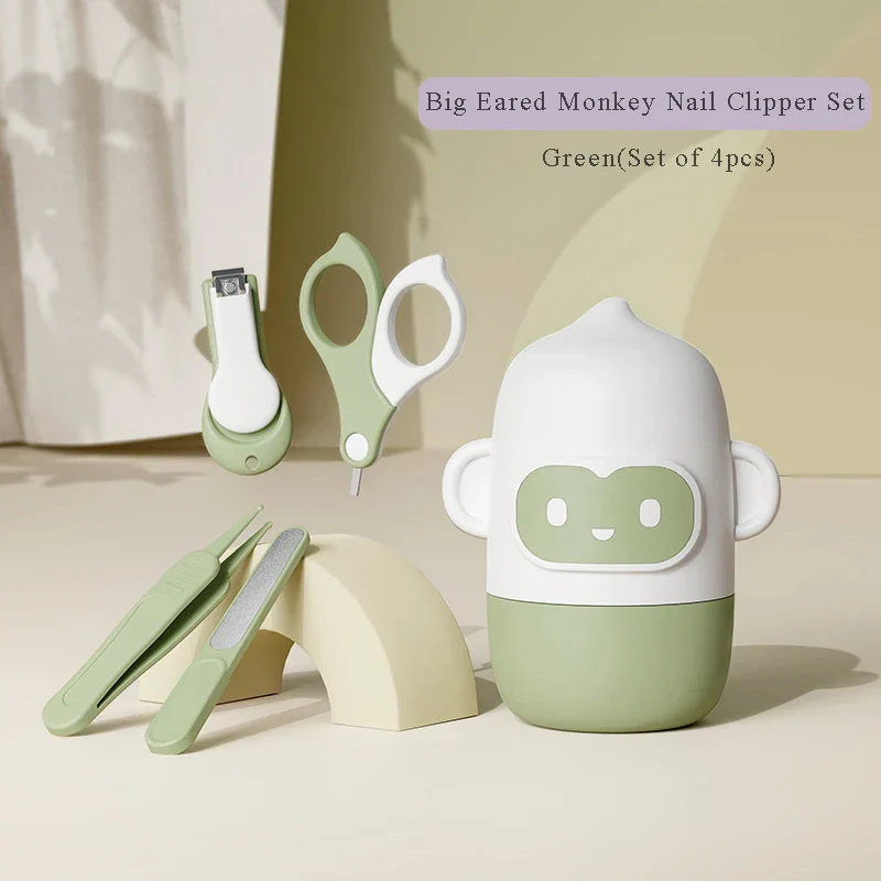 Cartoon Animal Owl Monkey Pig Baby Mini Nail