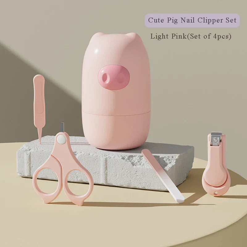 Cartoon Animal Owl Monkey Pig Baby Mini Nail