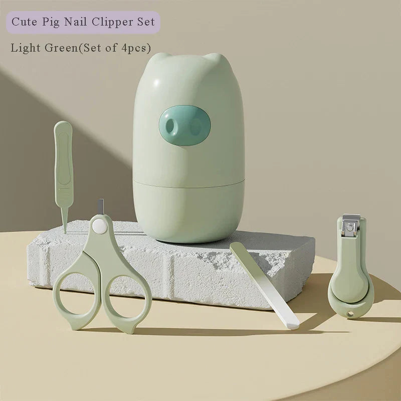 Cartoon Animal Owl Monkey Pig Baby Mini Nail