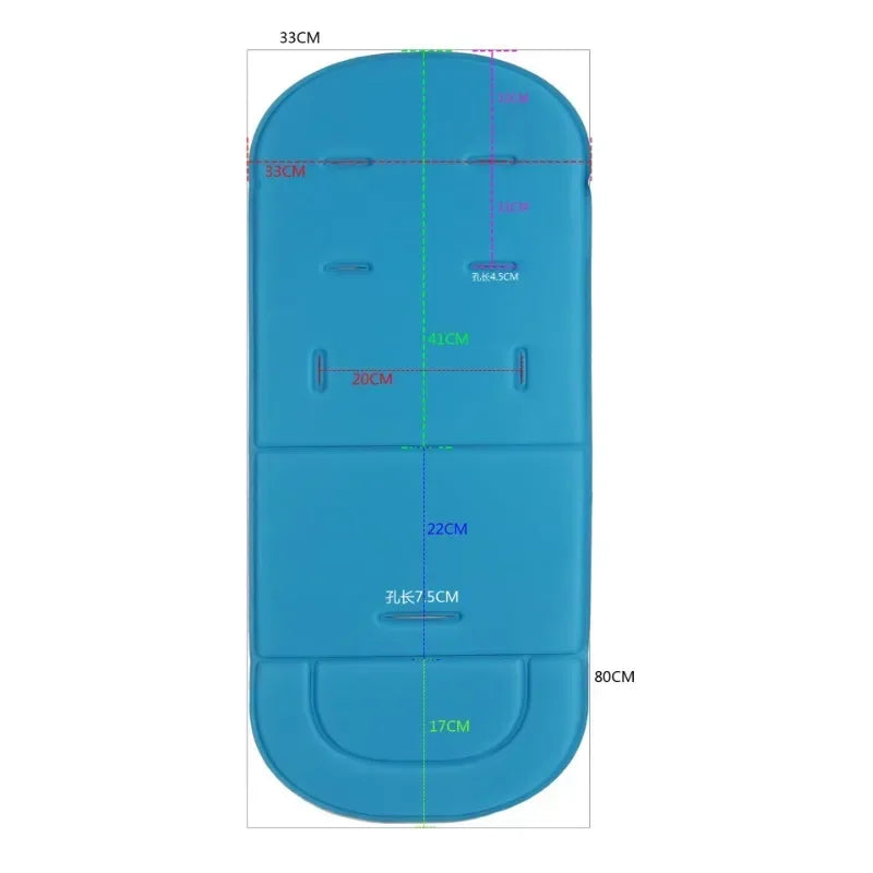 Cartoon Baby Stroller Seat Cushion Kids Pushchair Car