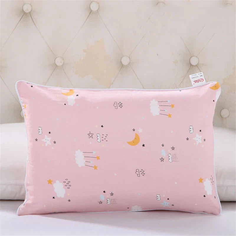 Cartoon Pineapple Pillowcase Children Breathable Rectangular Cotton Pillow