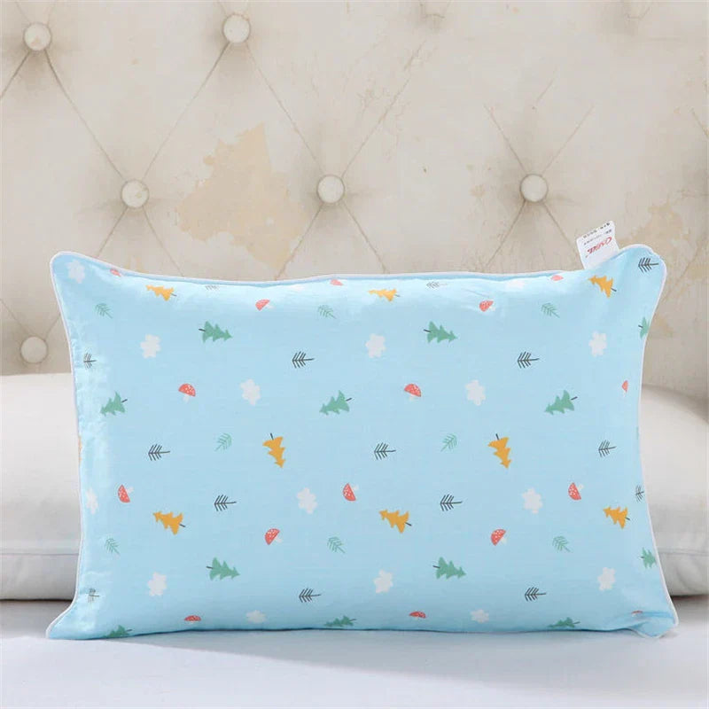 Cartoon Pineapple Pillowcase Children Breathable Rectangular Cotton Pillow