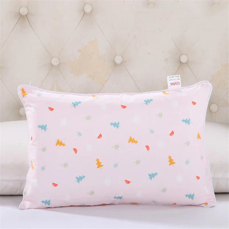 Cartoon Pineapple Pillowcase Children Breathable Rectangular Cotton Pillow