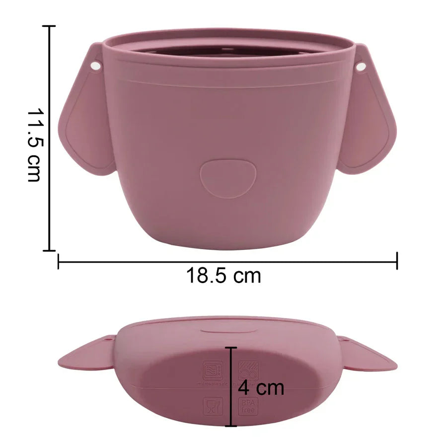 Cartoon Silicone Snack Bag Sealed Refrigerator Fresh-keeping Bag