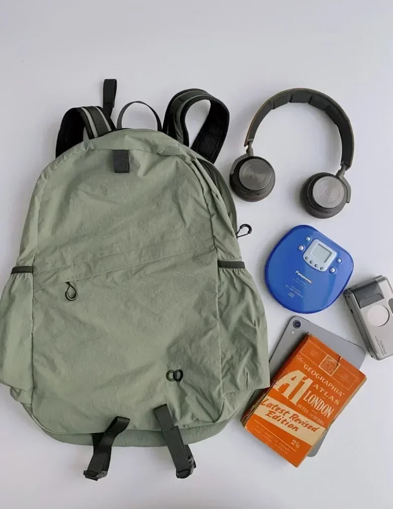 Causal Portable Light Nylon Unisex Backpack Teenager Travel