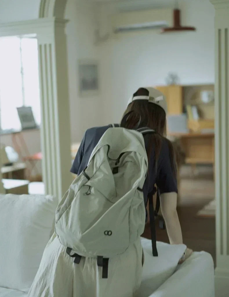 Causal Portable Light Nylon Unisex Backpack Teenager Travel