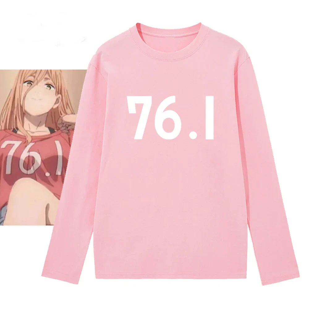 Chainsaw Man Power 76.1 words printing cosplay long