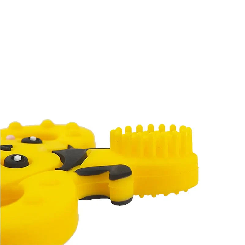 Chenkai 5PCS Silicone Bee Toothbrush Teether Baby Animal