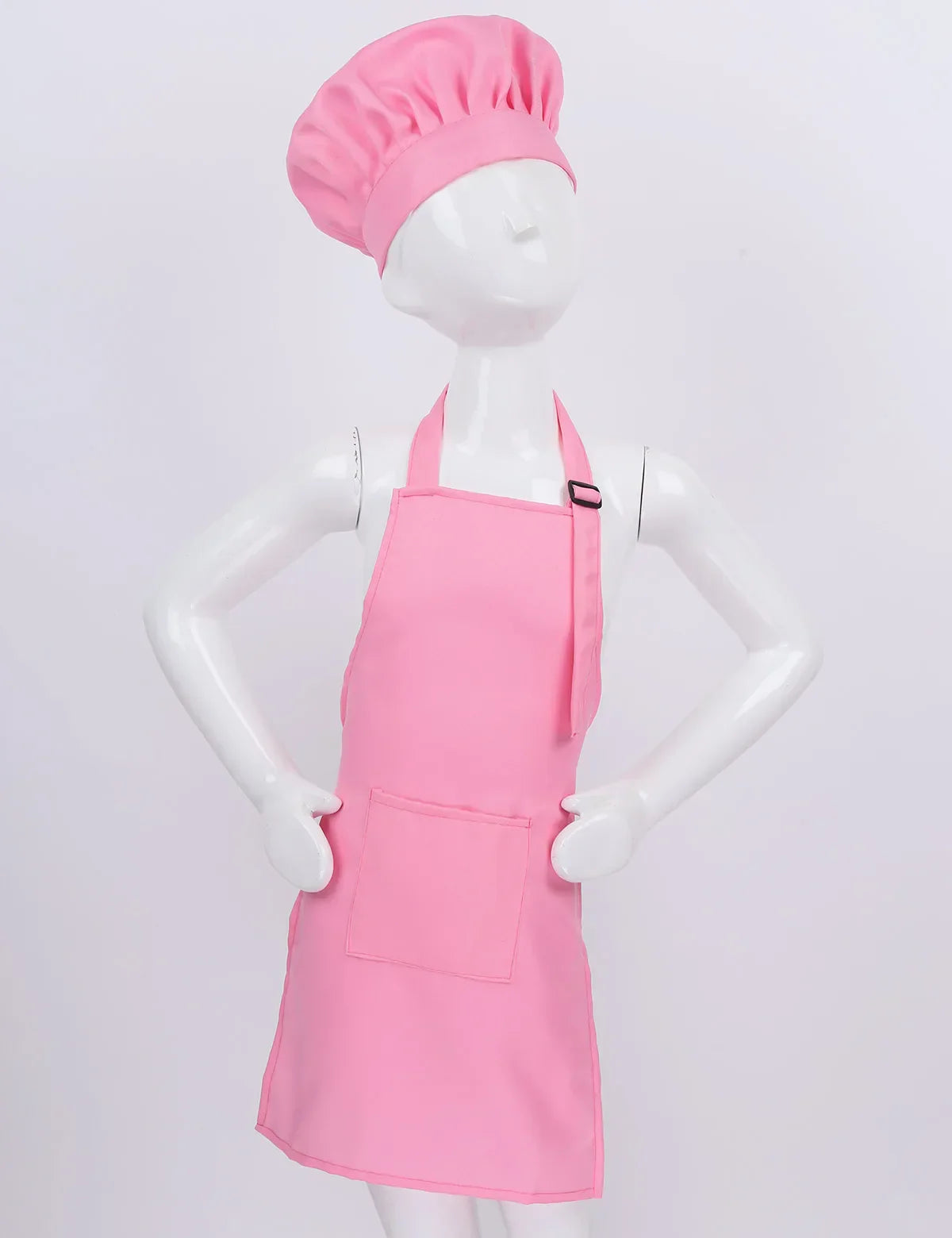 Child Kids Adjustable Apron and Chef Hat Set