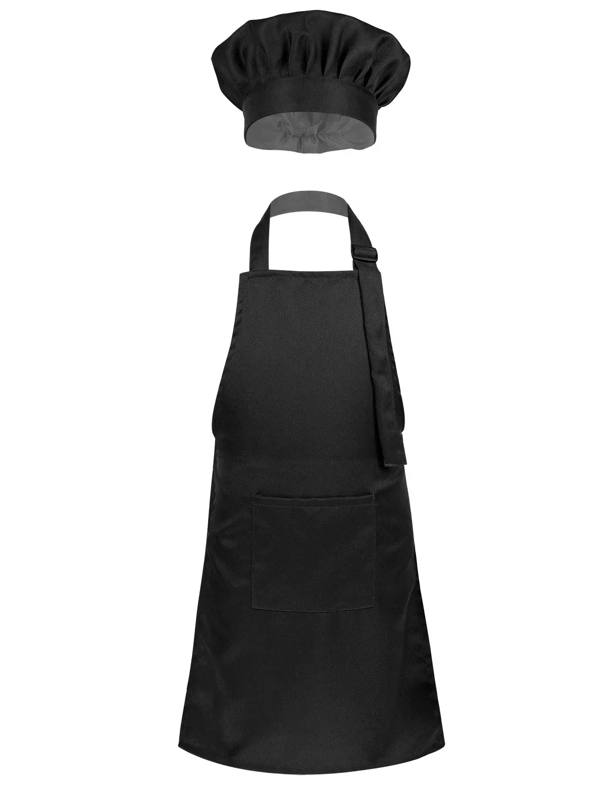 Child Kids Adjustable Apron and Chef Hat Set