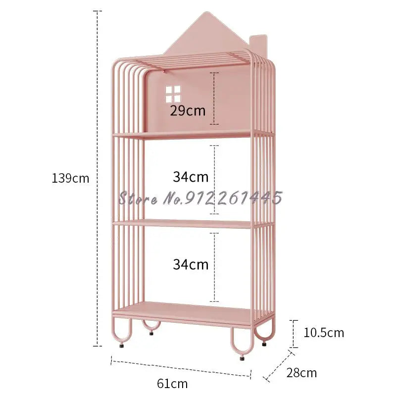 Children's Bookshelf Storage Integrated Floor Small Baby Picture